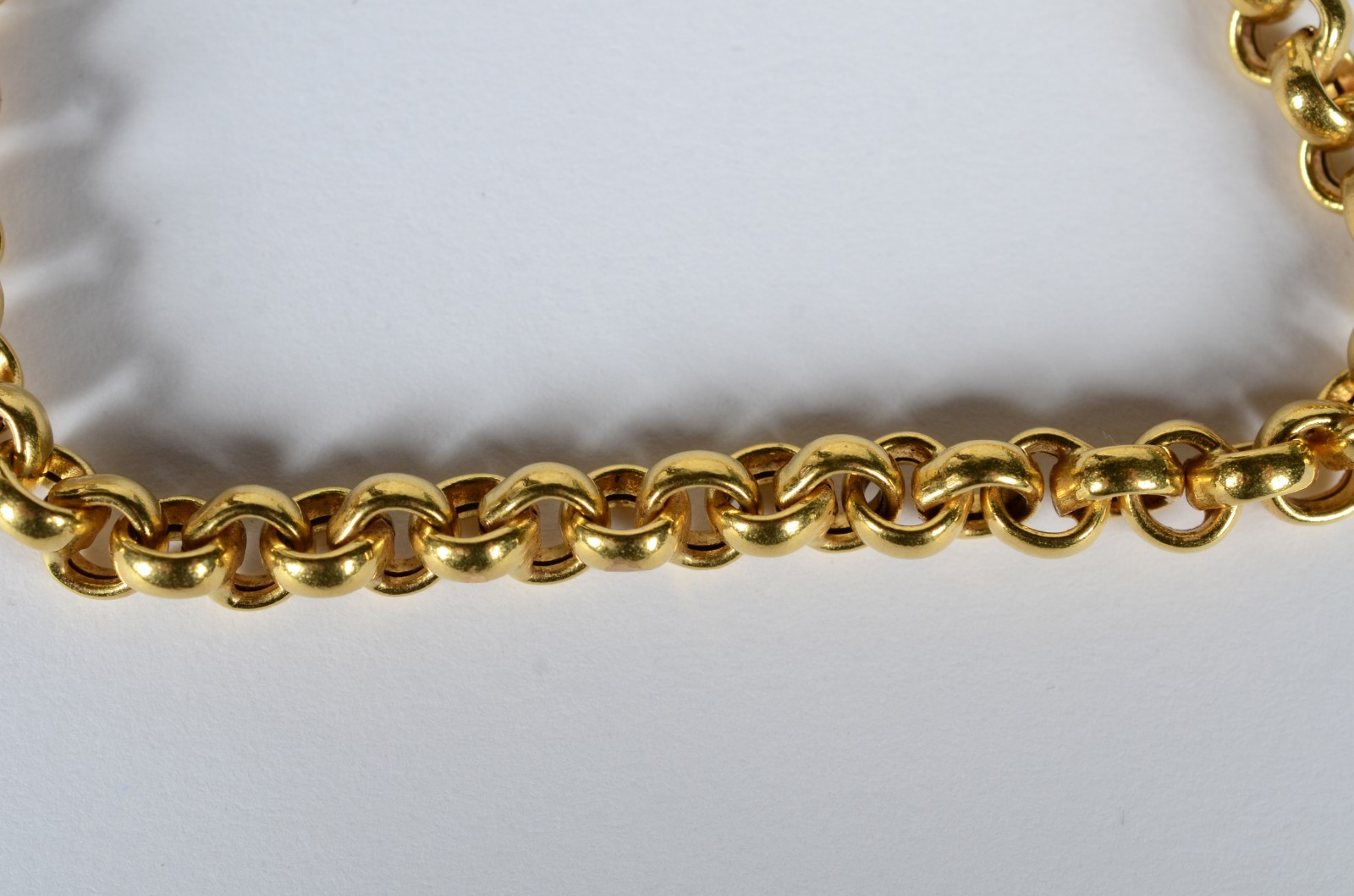 Pulseira de ouro 18 k, contraste 750 feitio elos portugueses. (Por... - foto 2 de 7