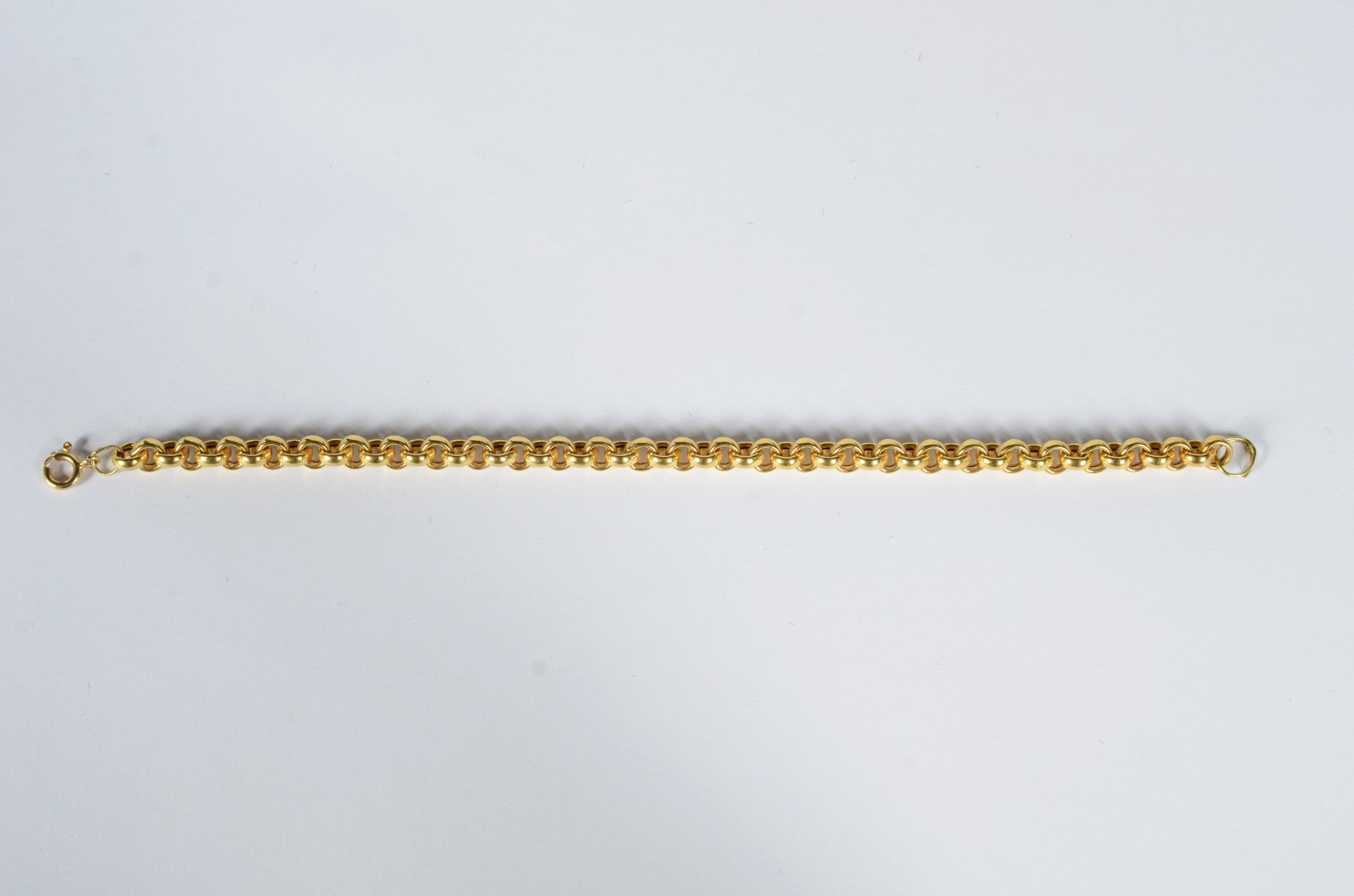 Pulseira de ouro 18 k, contraste 750 feitio elos portugueses. (Por... - foto 5 de 7