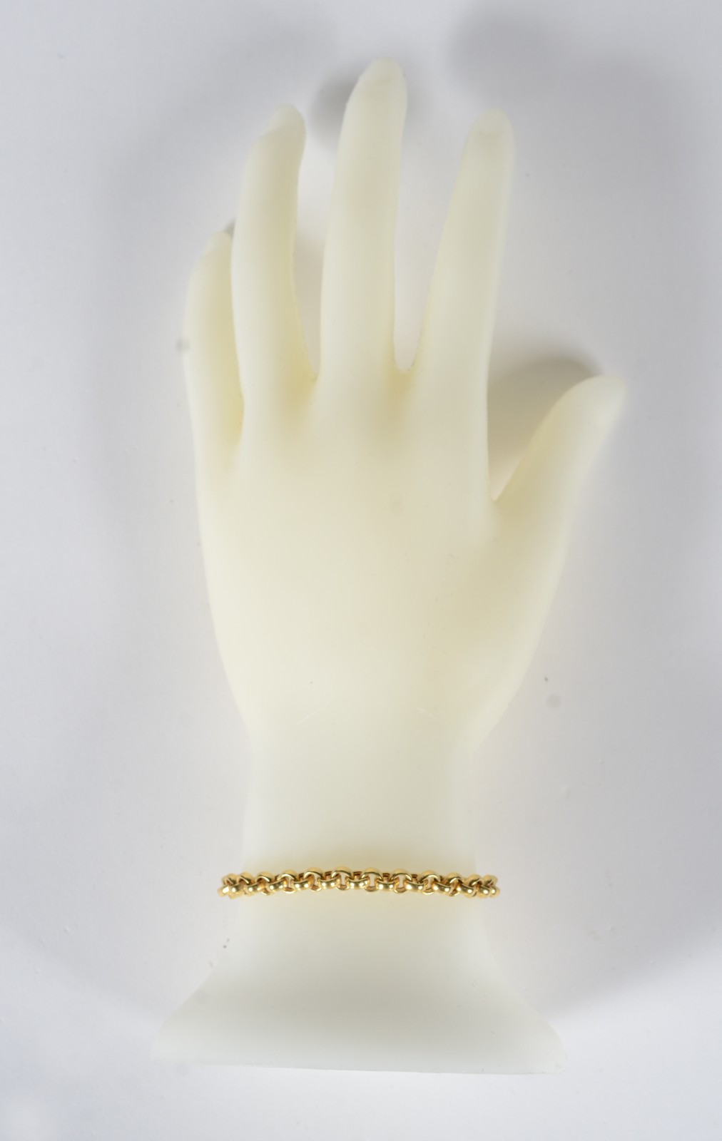 Pulseira de ouro 18 k, contraste 750 feitio elos portugueses. (Por... - foto 6 de 7