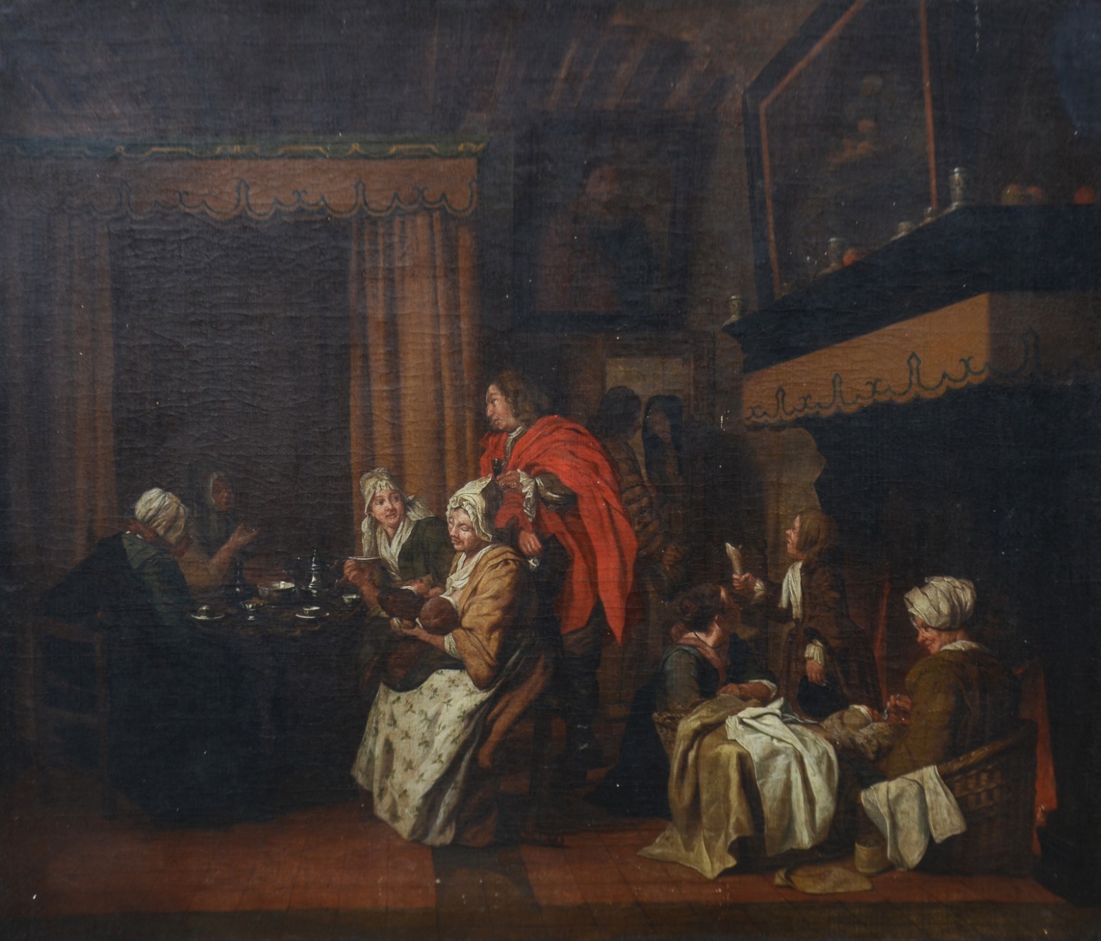 JAN JOSEF HOREMANS II (1682-1790), Cena de gênero - foto 1 de 10