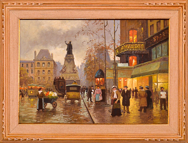 CLÓVIS PÉSCIO - Paris antigo - ost - 70 x 100