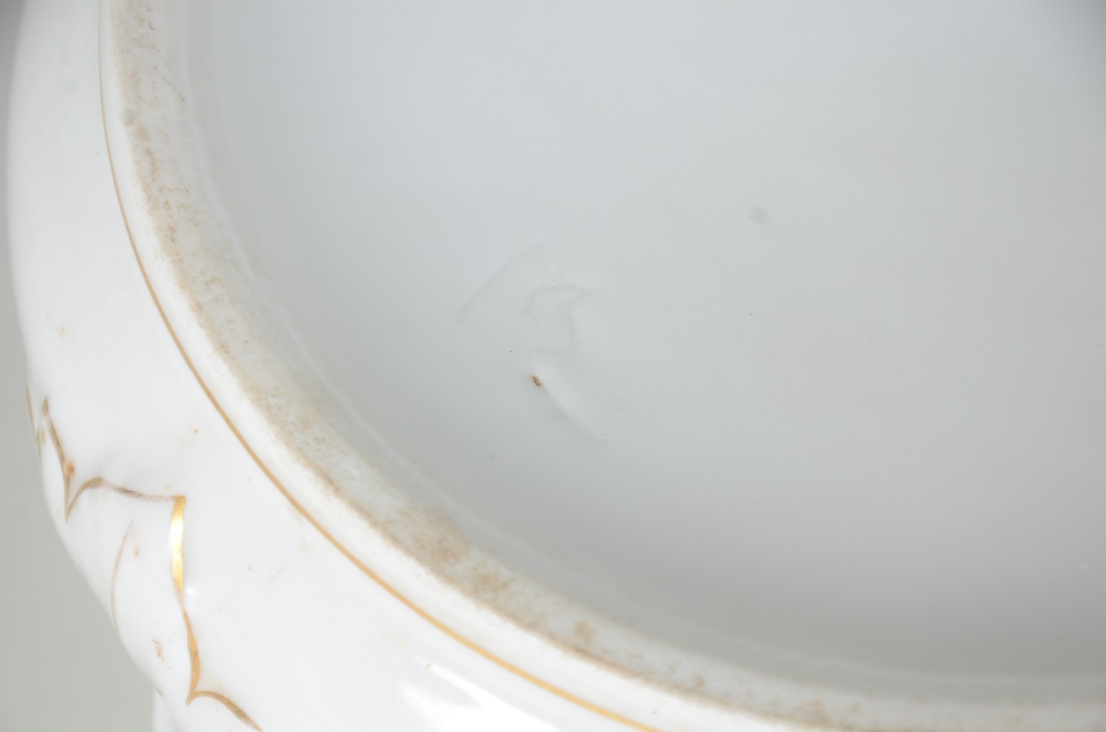Par de escarradeiras de porcelana francesa Vieux Paris nas cores azul... - foto 6 de 6
