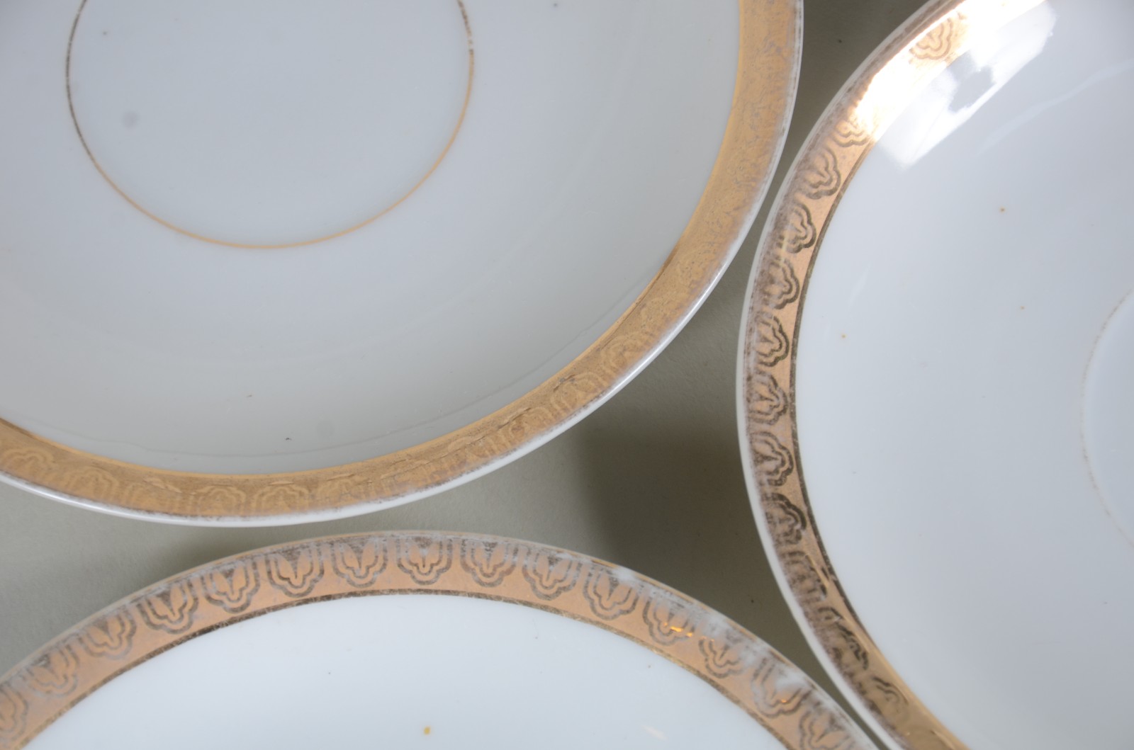 Seis xícaras para chá com pires de porcelana japonesa "casca de ovo"... - foto 6 de 8