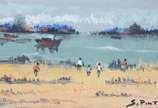 Sylvio Pinto (1918-1997),  - Óleo sobre eucatex.