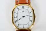 Baume & Mercier (1830),  - Relógio de pulso, caixa de metal dourado, números romanos. Com certificado.
