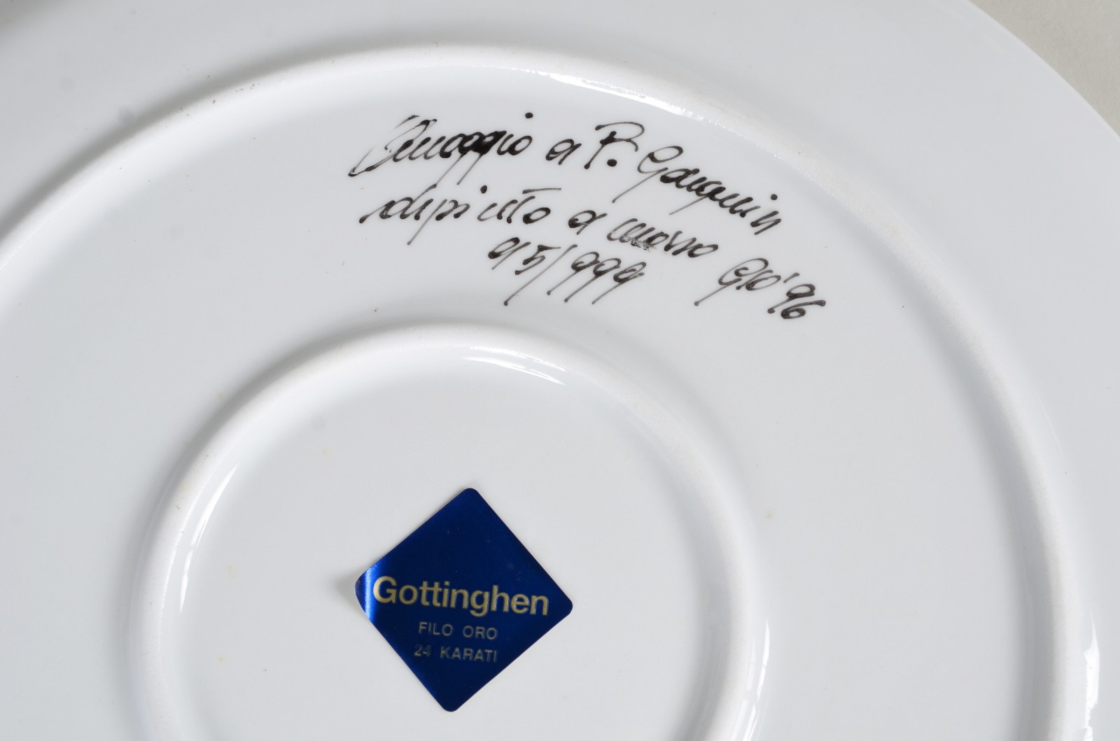 Serviço para bolo Gottinghen composto de: prato de porcelana... - foto 5 de 9
