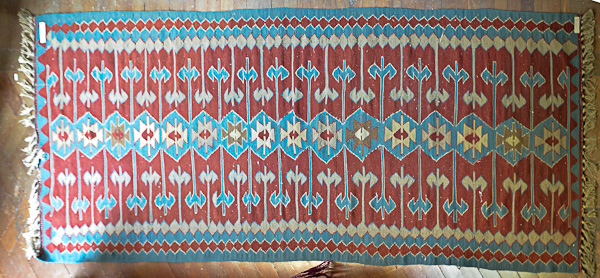 Passadeira Kilim med. 3,00 x 0,80 m.