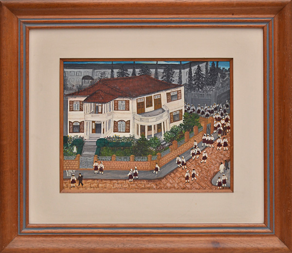 LOLY - Casa com figuras colegiais -ost - 27 x 35