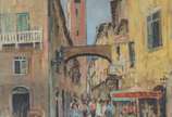 José Maria de Almeida (1906-1955), Rua da Torre... - Óleo sobre tela - datado e localizado Itália, 1969.