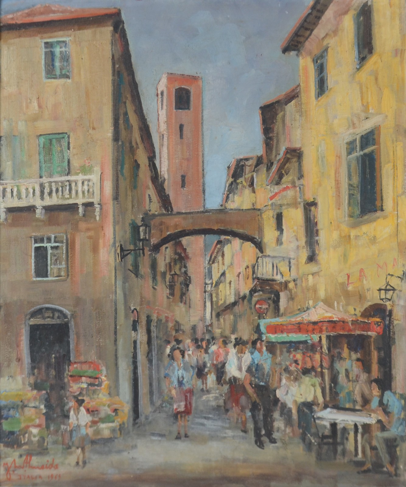 José Maria de Almeida (1906-1955), Rua da Torre, Savona. - foto 1 de 6