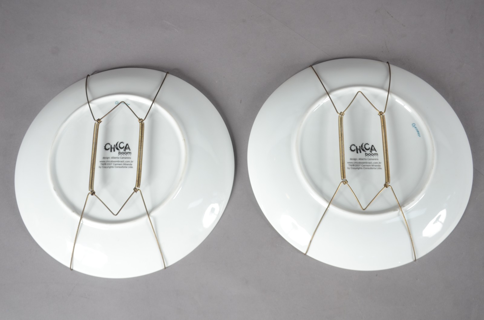 Chica Boom - Seis pratos de porcelana Germer comemorativos do... - foto 7 de 7