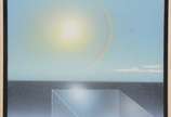 Ivan Freitas (1932-2006), Paisagem ensolarada - Acrílico sobre madeira industrializada. Datado 1981.