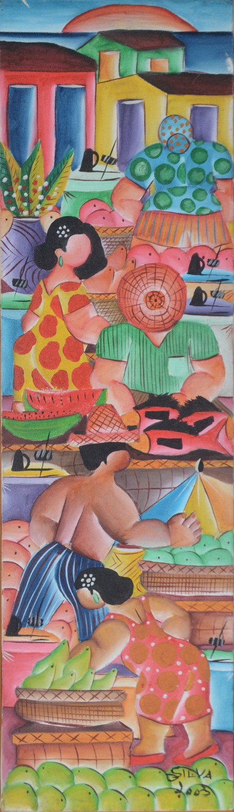 Óleo sobre tela - datado 2003. - foto 1 de 7