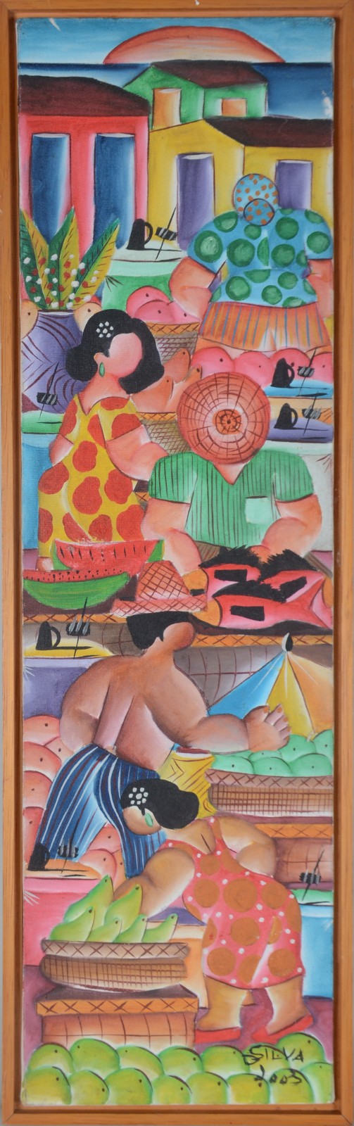 Óleo sobre tela - datado 2003. - foto 2 de 7