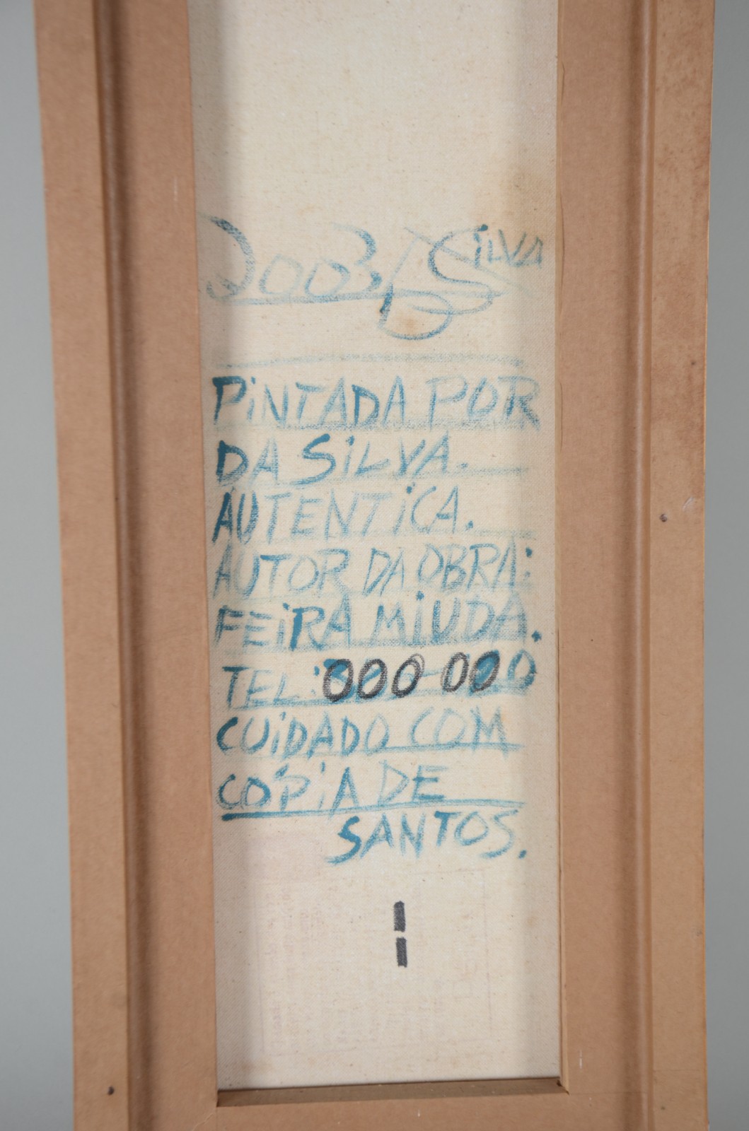 Óleo sobre tela - datado 2003. - foto 6 de 7