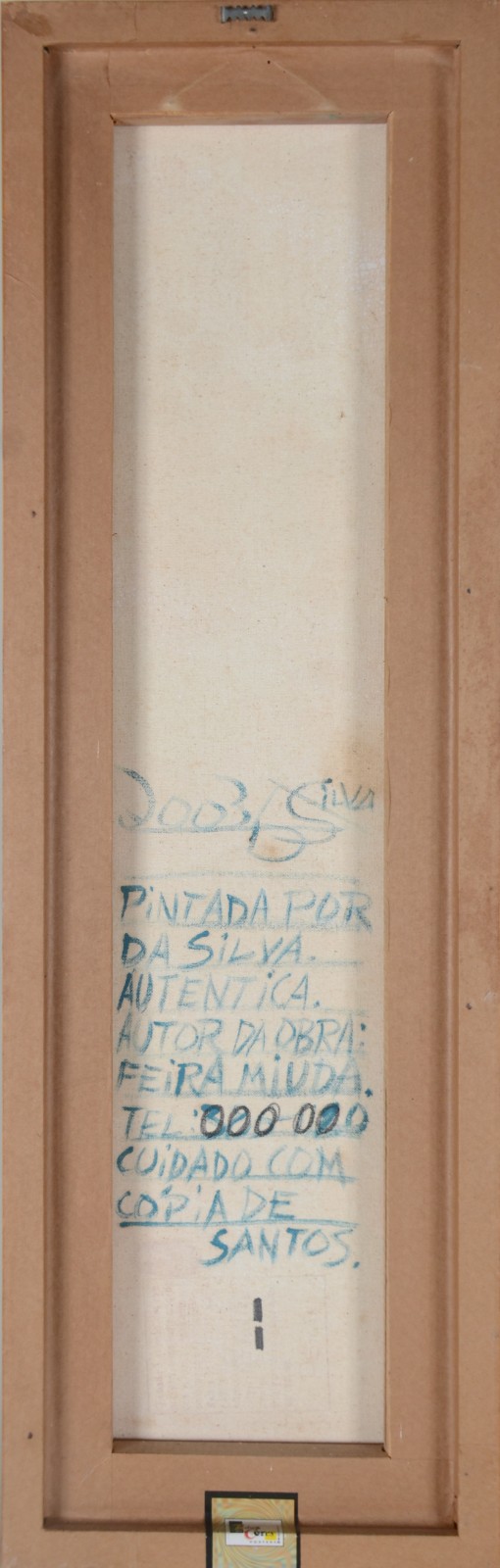 Óleo sobre tela - datado 2003. - foto 7 de 7