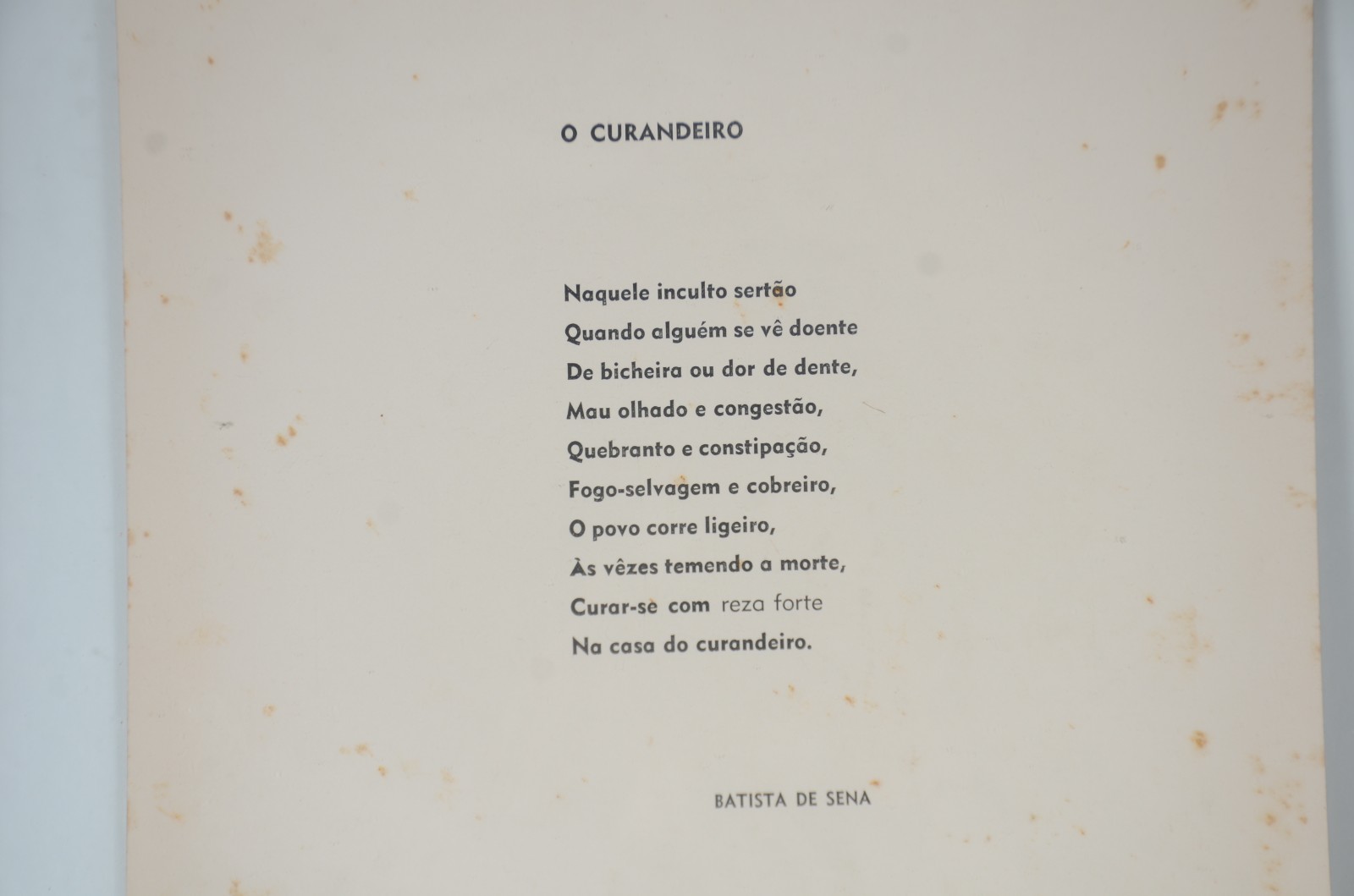 O curandeiro/ O vaqueiro/ A rendeira/ O cantador - foto 5 de 9