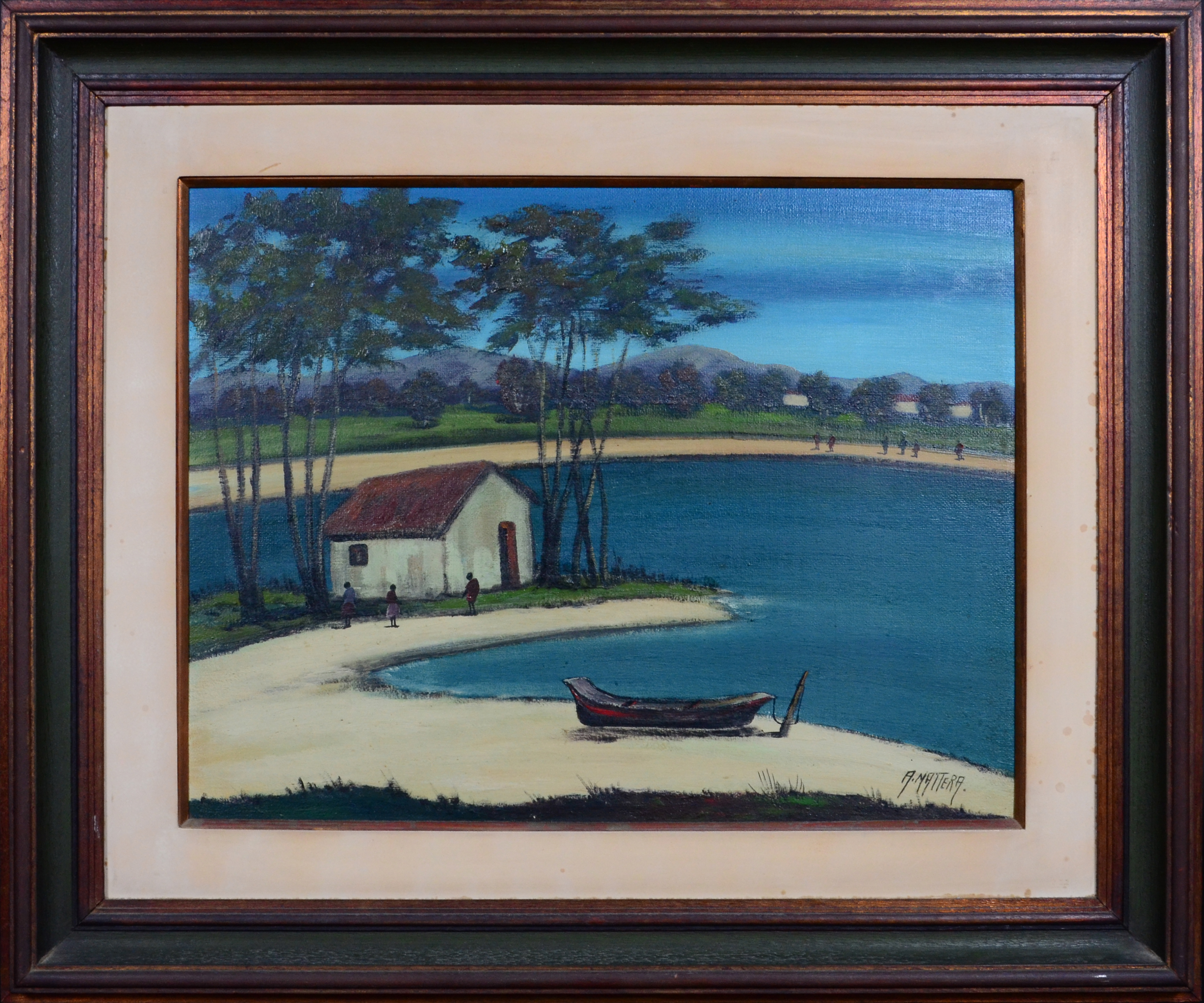 Alberto Mattera (1925), Marinha com casa - foto 1 de 2
