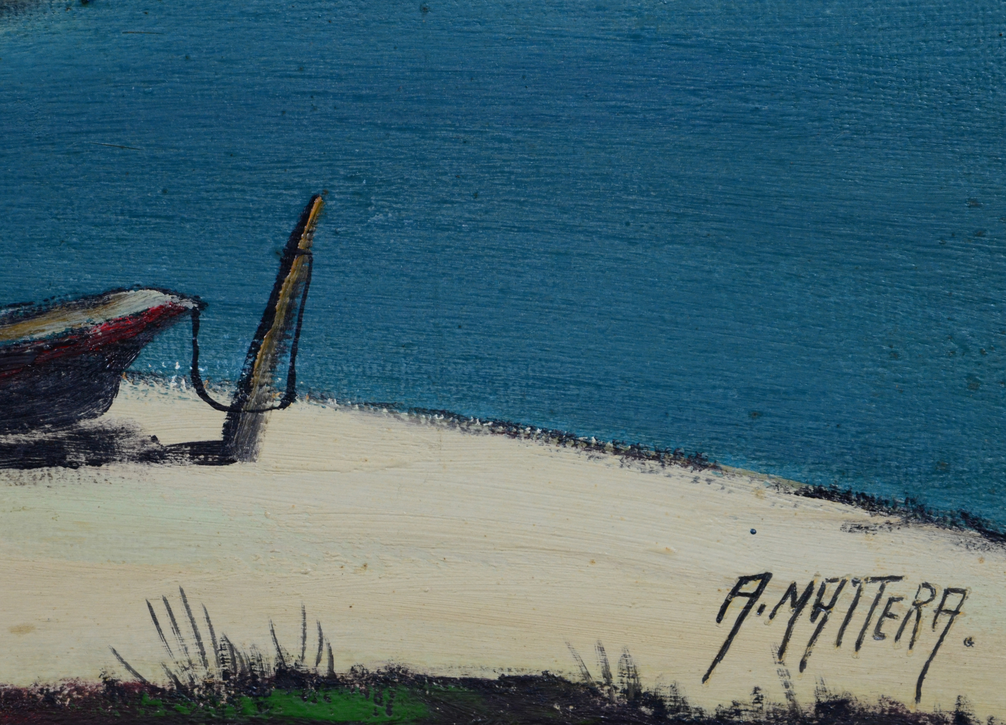 Alberto Mattera (1925), Marinha com casa - foto 2 de 2