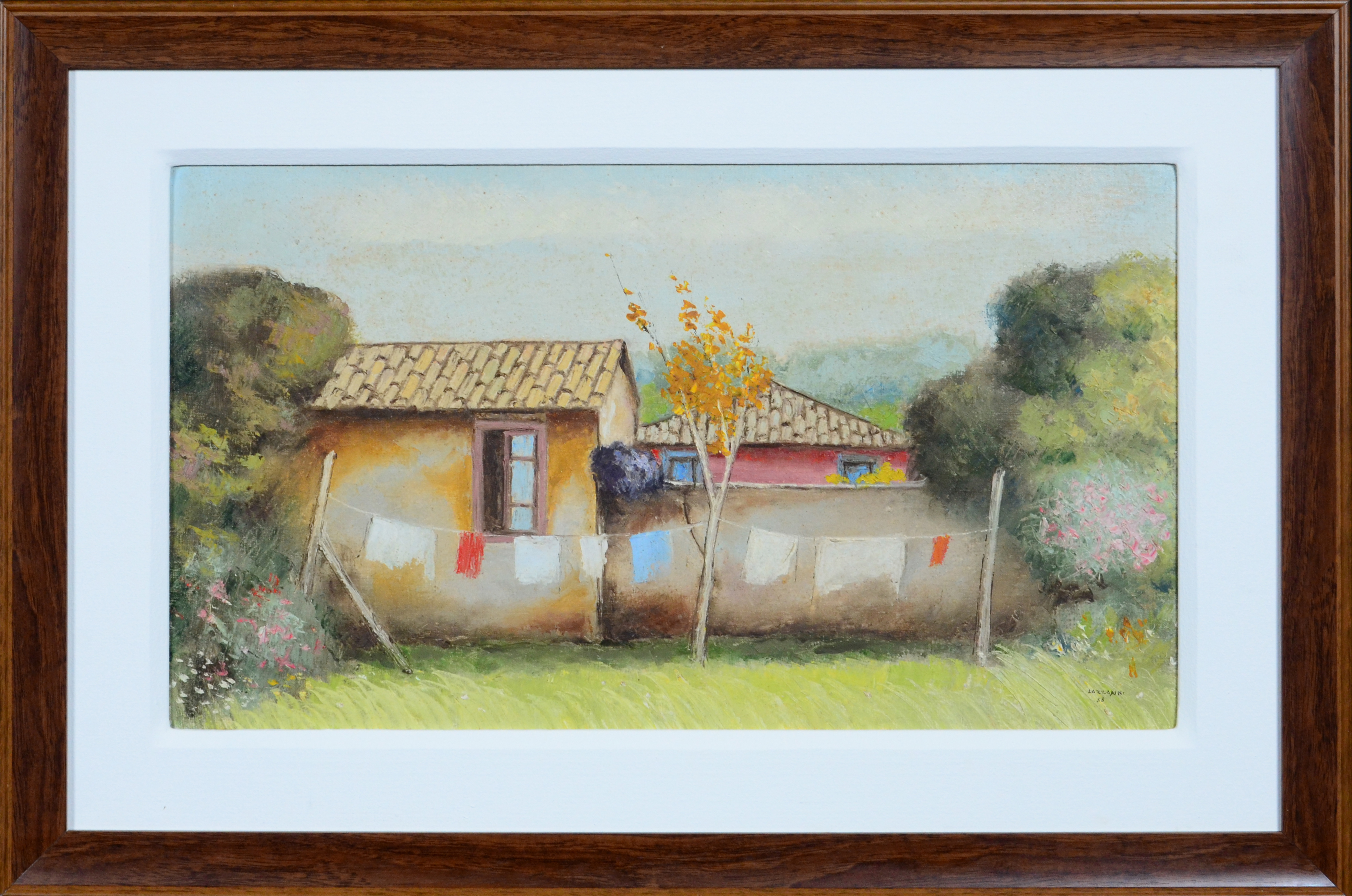  Domenico Lazzarini (1920-1987), Paisagem - foto 1 de 2