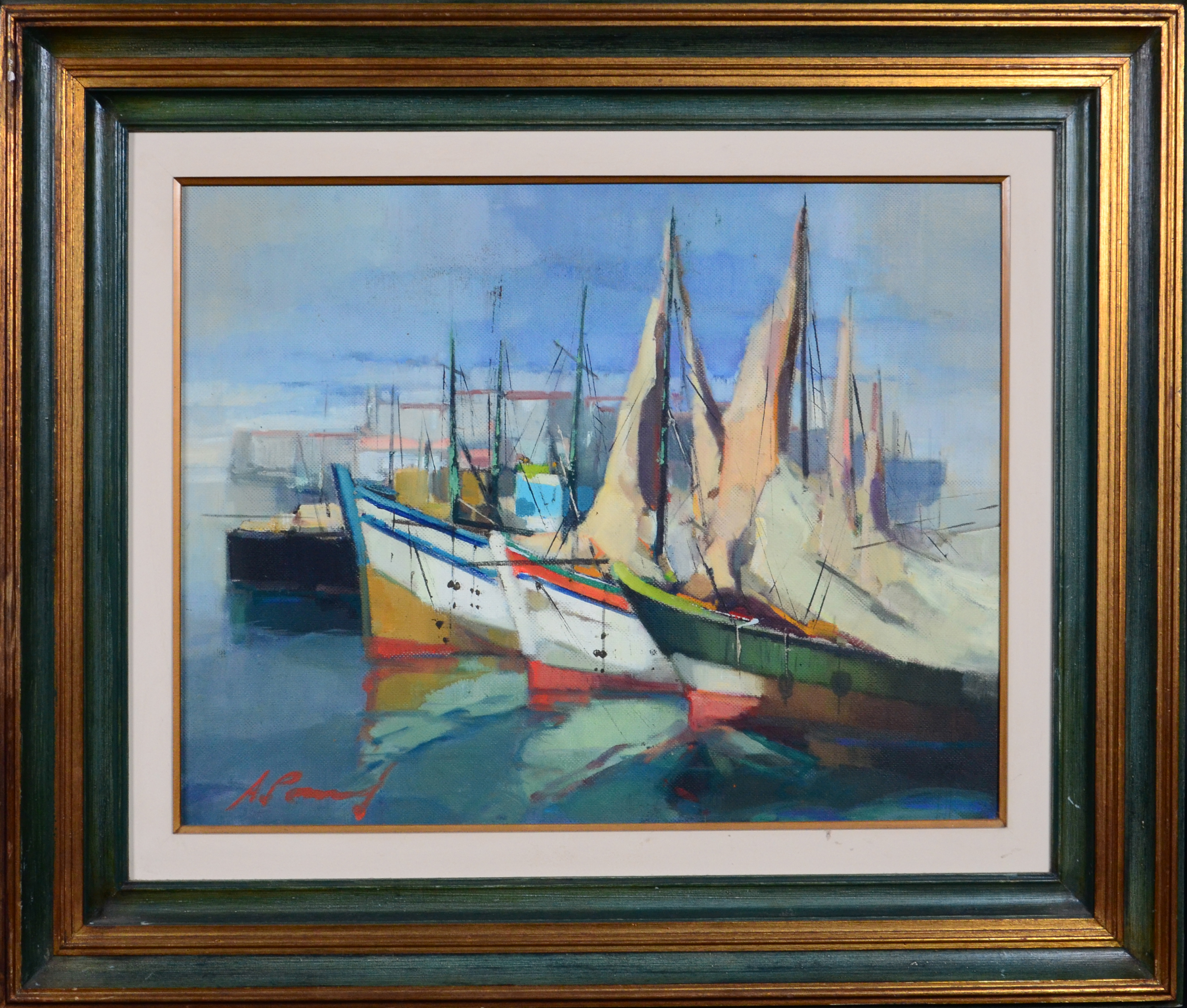 Armínio Pascual (1920-2006), Docas do Porto - foto 1 de 2
