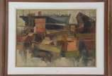 GERALDO CASTRO ( 1933/2003), Barcos - Óleo sobre tela.