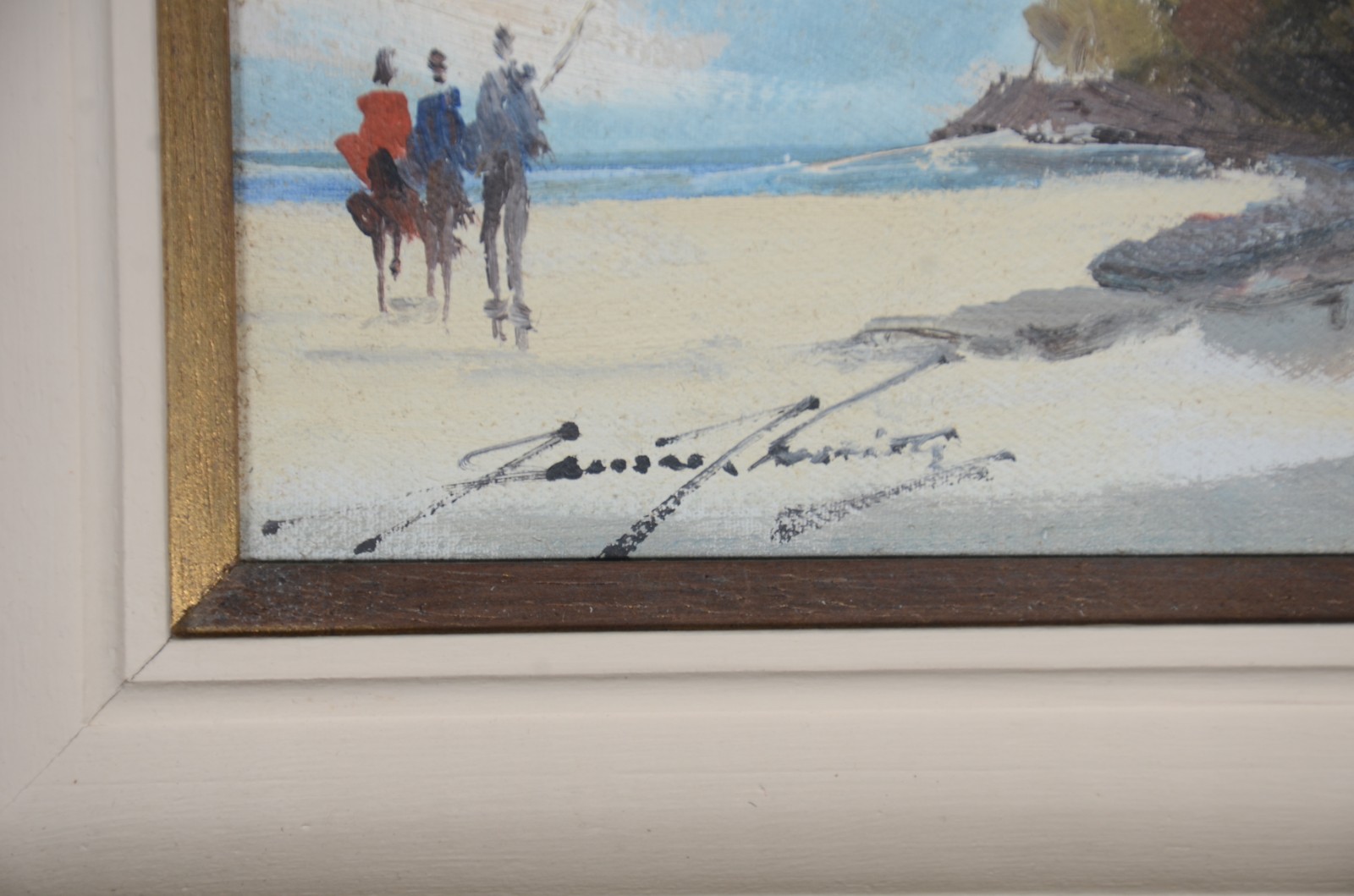 Sansão Pereira (1919-2014), Praia com figuras - foto 3 de 4