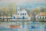 ANTONIO ALVES COELHO, Paraty - Óleo sobre tela - datado 2008.