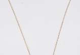 Colar com pendente de ouro 18 k., contraste 750... - Colar com pendente de ouro 18 k., contraste 750 malha veneziana e olho grego com safiras ao centro e brilhantes nas laterais. (Por motivos de se...