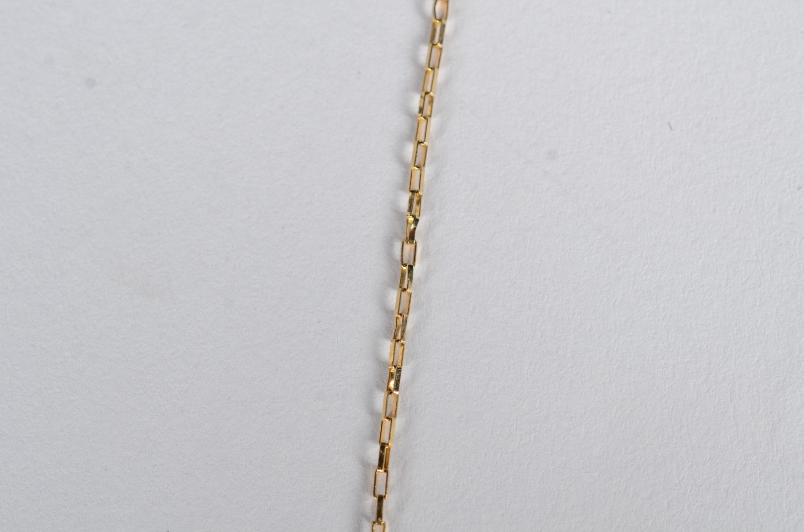 Colar com pendente de ouro 18 k., contraste 750 malha veneziana e... - foto 6 de 8