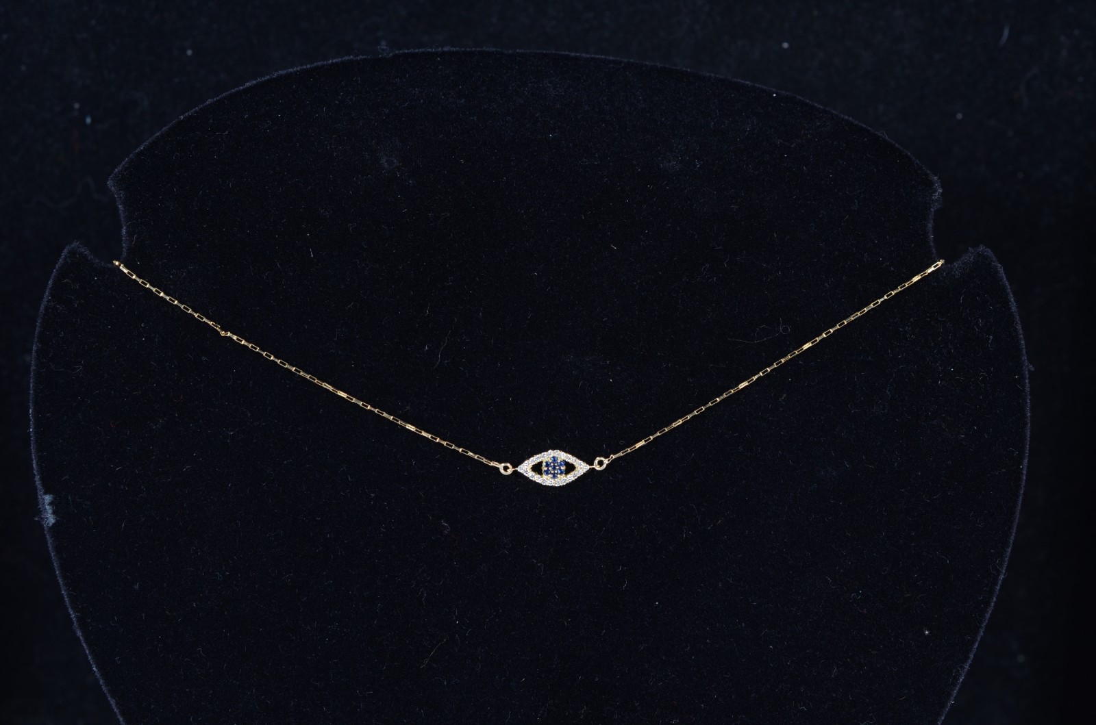 Colar com pendente de ouro 18 k., contraste 750 malha veneziana e... - foto 7 de 8
