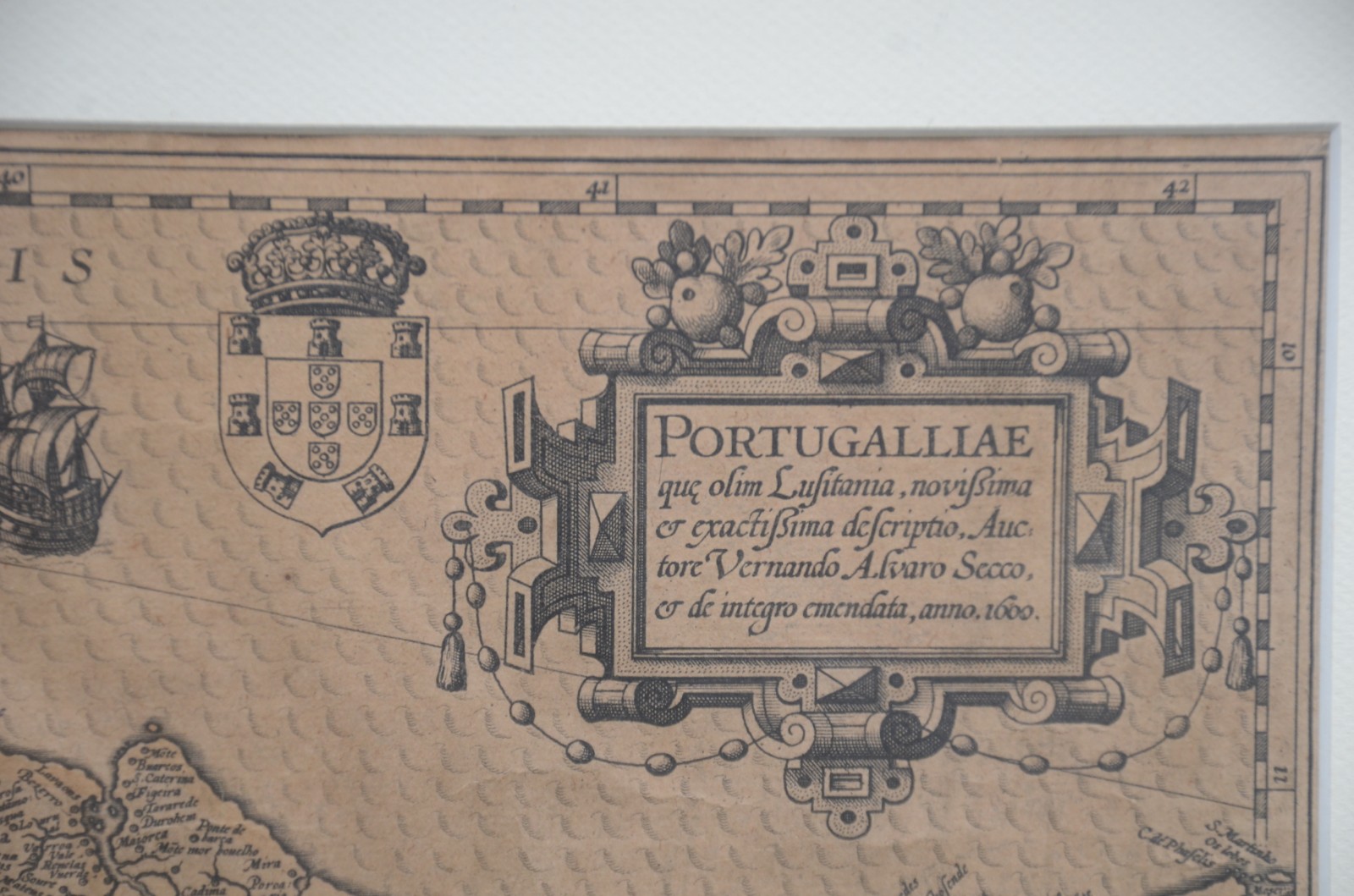 Dois antigos mapas, sendo um do Brasil e outro de Portugal. - foto 3 de 10