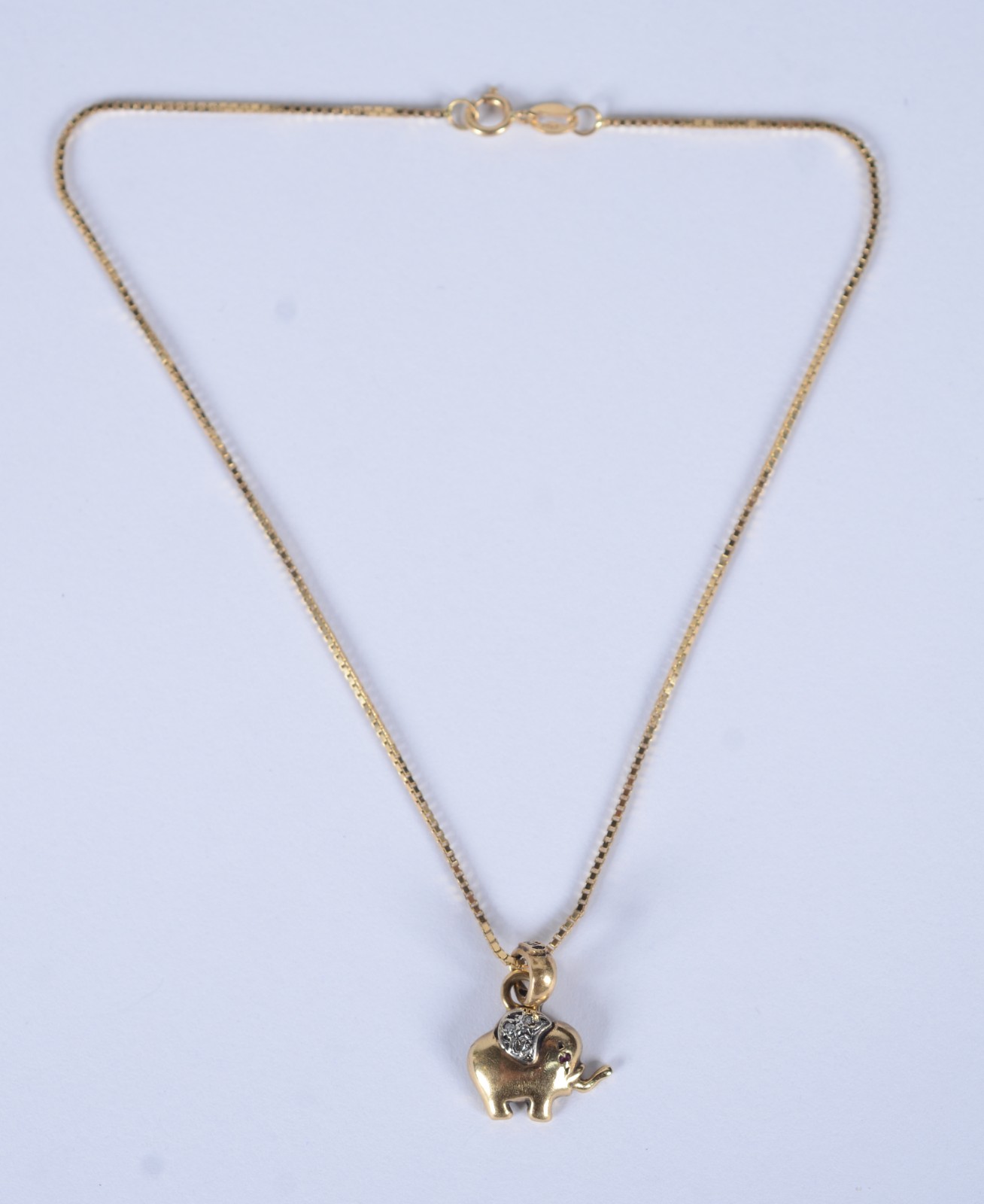 Tornozeleira de ouro 18 k., contraste 750 com pendente. (Por motivos... - foto 8 de 8