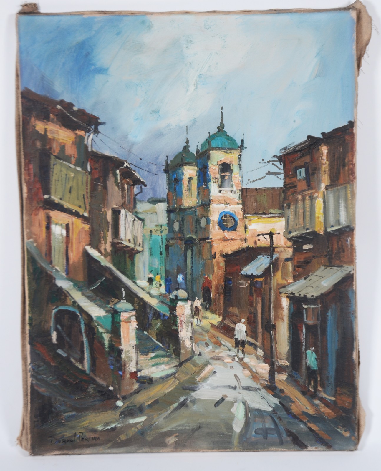 Durval Pereira (1917-1984), Casario com Igreja - foto 2 de 4