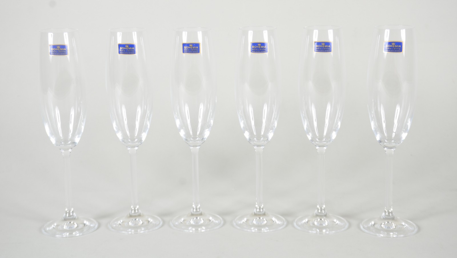 Seis flutes para champagne , 230 ml. - foto 1 de 5