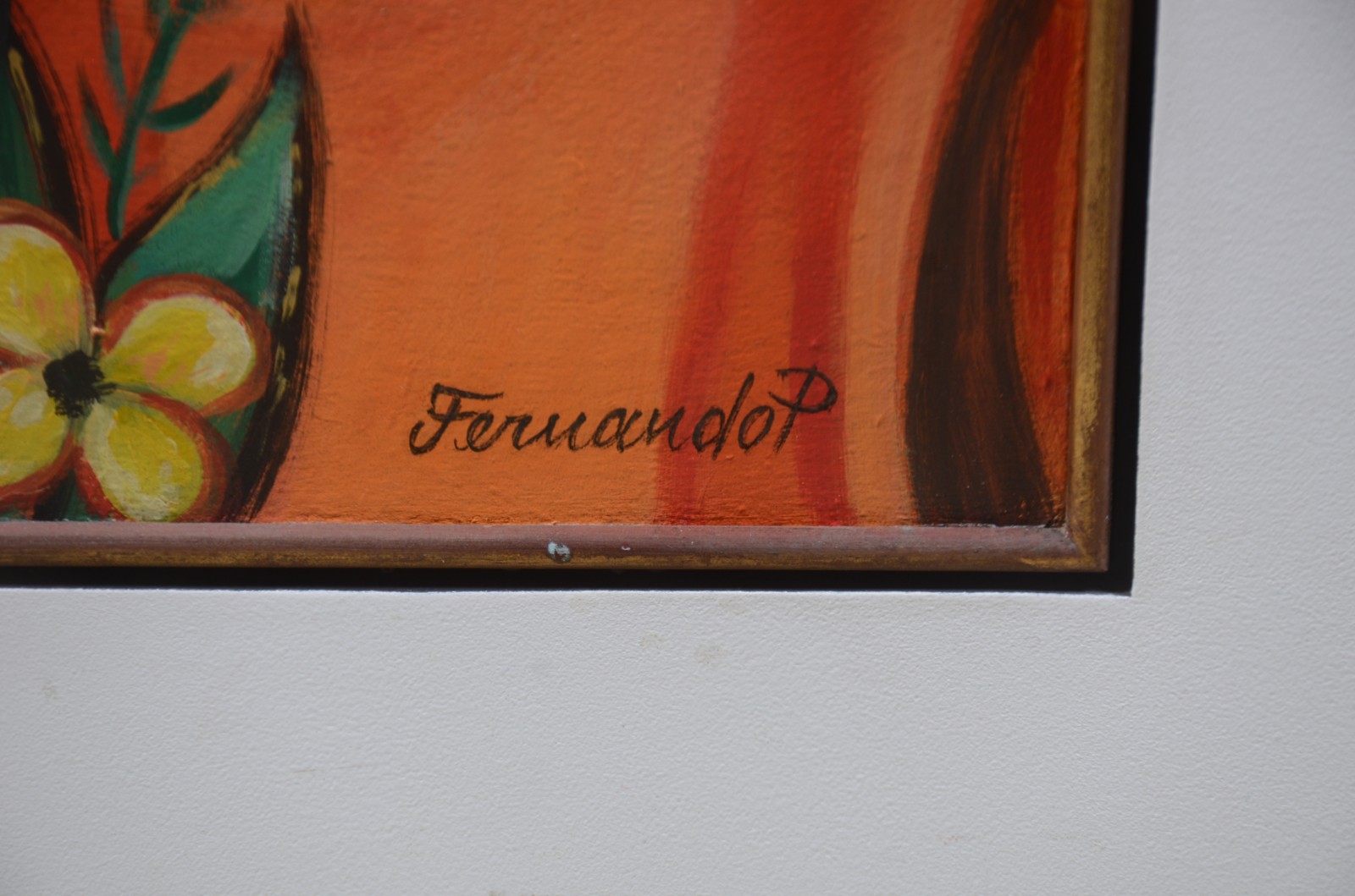 Fernando P. (1917-2005), Casal com flores - foto 3 de 5