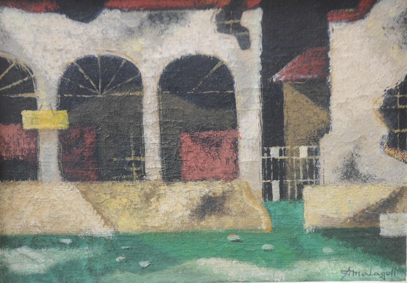 Ado Malagoli (1906-1994), Fachada em ruínas - foto 1 de 5