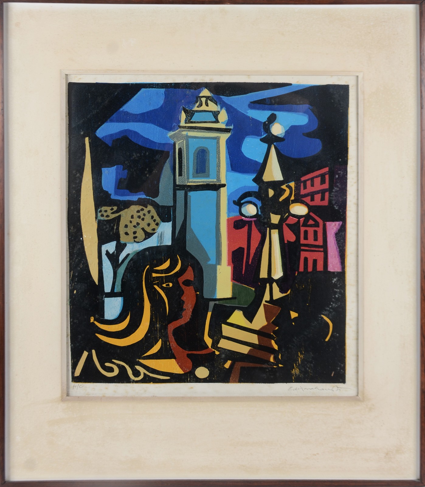Di Cavalcanti (1897-1976), Mulata e igreja ao fundo - foto 2 de 6