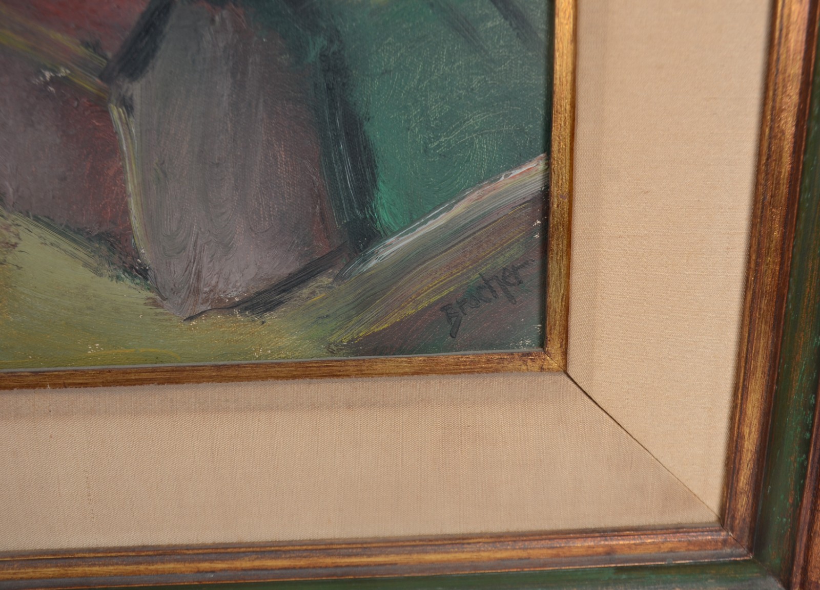 Carlos Bracher (1940), Vale com casas e árvores - foto 3 de 5