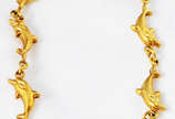 Pulseira de ouro 18k com  golfinhos  - Pulseira de ouro 18k com  golfinhos 