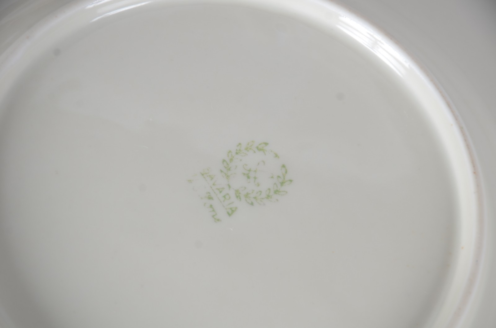 Aparelho de jantar de porcelana alemã da Bavaria, decoração floral em... - foto 7 de 9