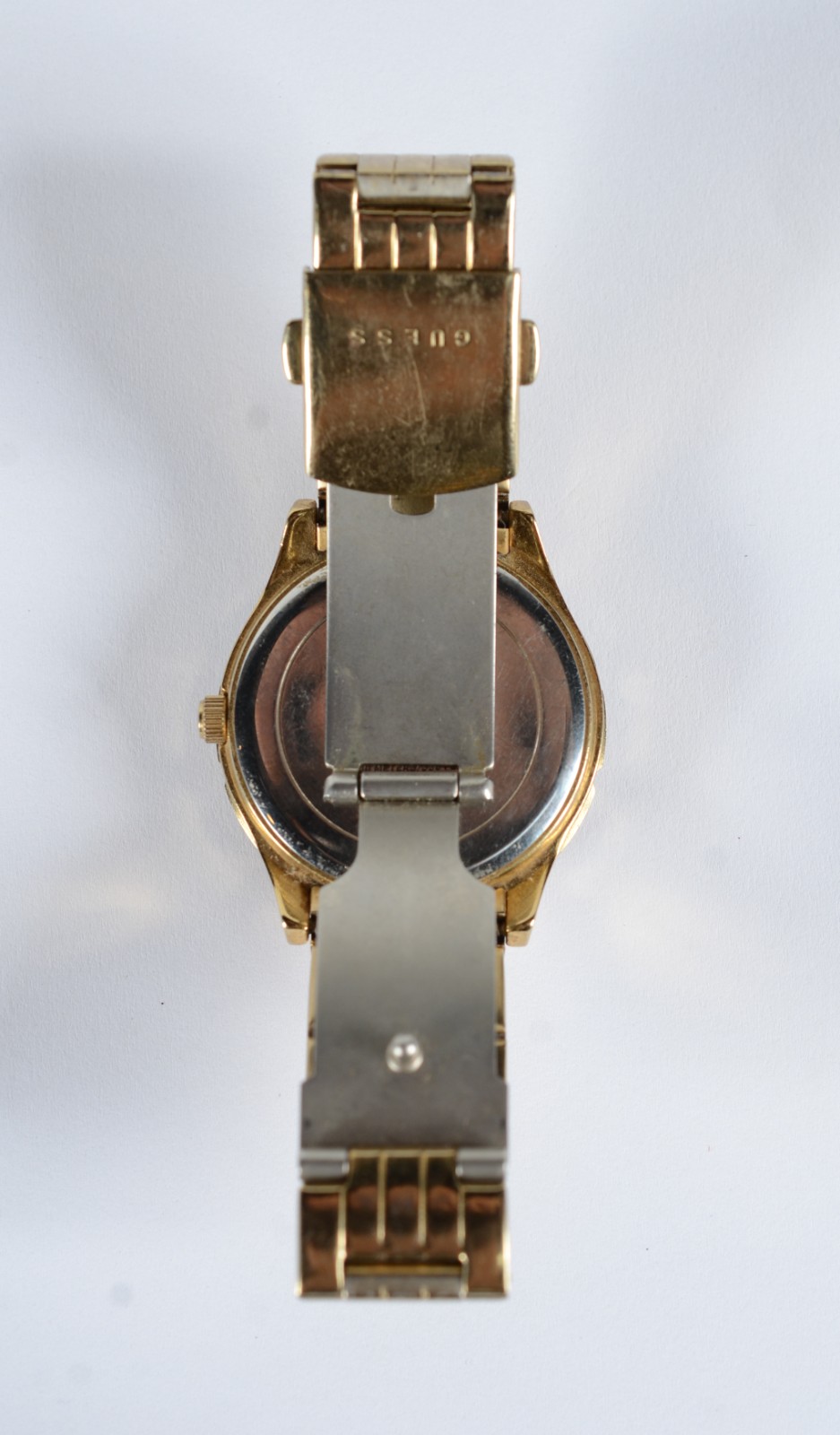 Relógio dourado feminino, á quartz. Pequenos desgastes, máquina... - foto 6 de 9