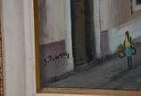 Sylvio Pinto (1918-1997), Sevilha - Óleo sobre tela.
