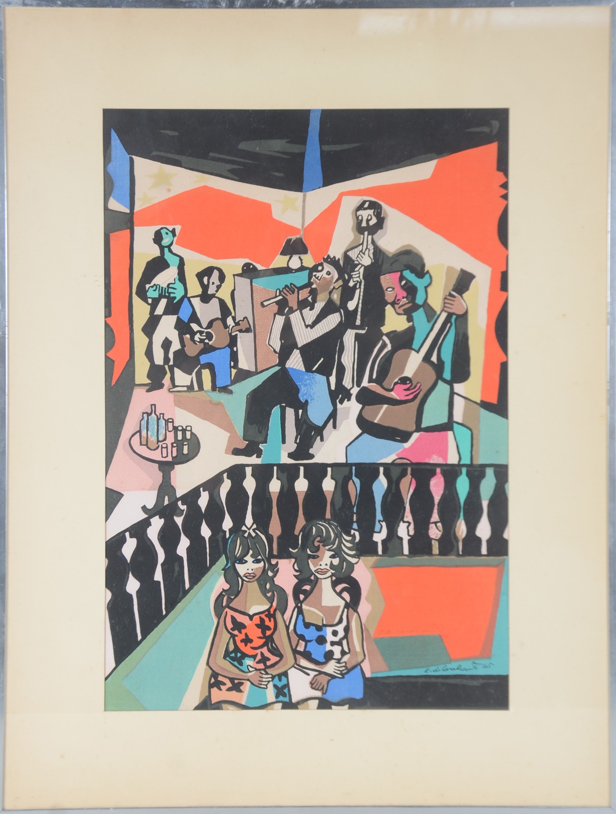 Di Cavalcanti (1897-1976), Cena boêmia - foto 2 de 4