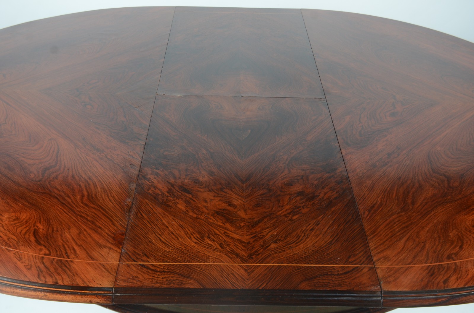 Mesa de jantar feitio redonda de madeira nobre, tabua extensora... - foto 5 de 11