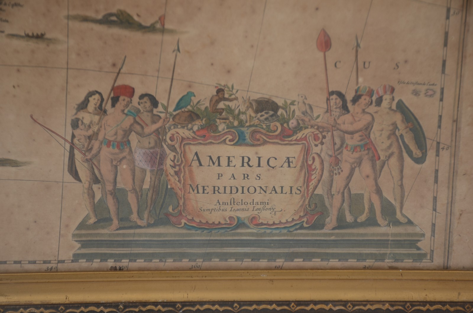Mapa antigo "America Meridionalis". - foto 5 de 6