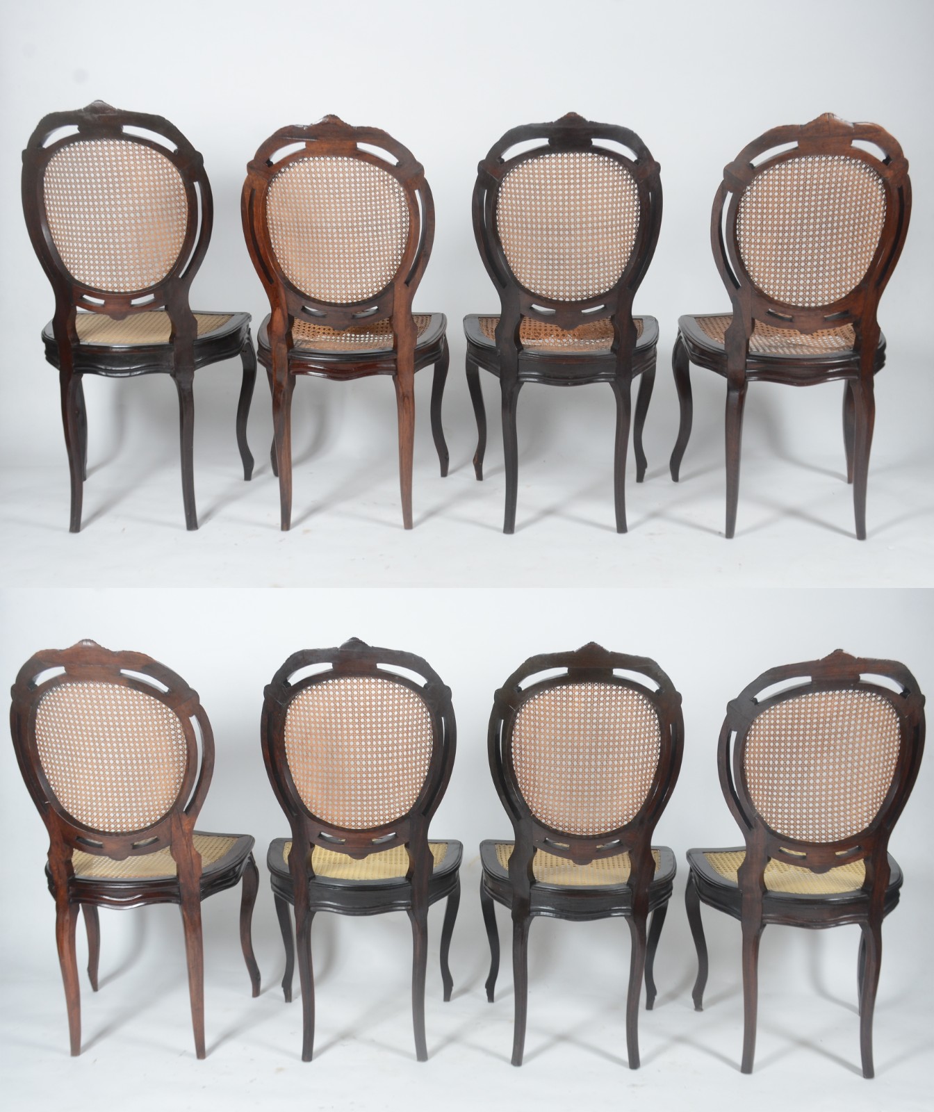 Mesa de jantar de madeira feitio oval, tábua extensora med. 90 cm x... - foto 10 de 11