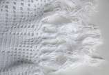 Colcha de crochê branco. - Colcha de crochê branco.