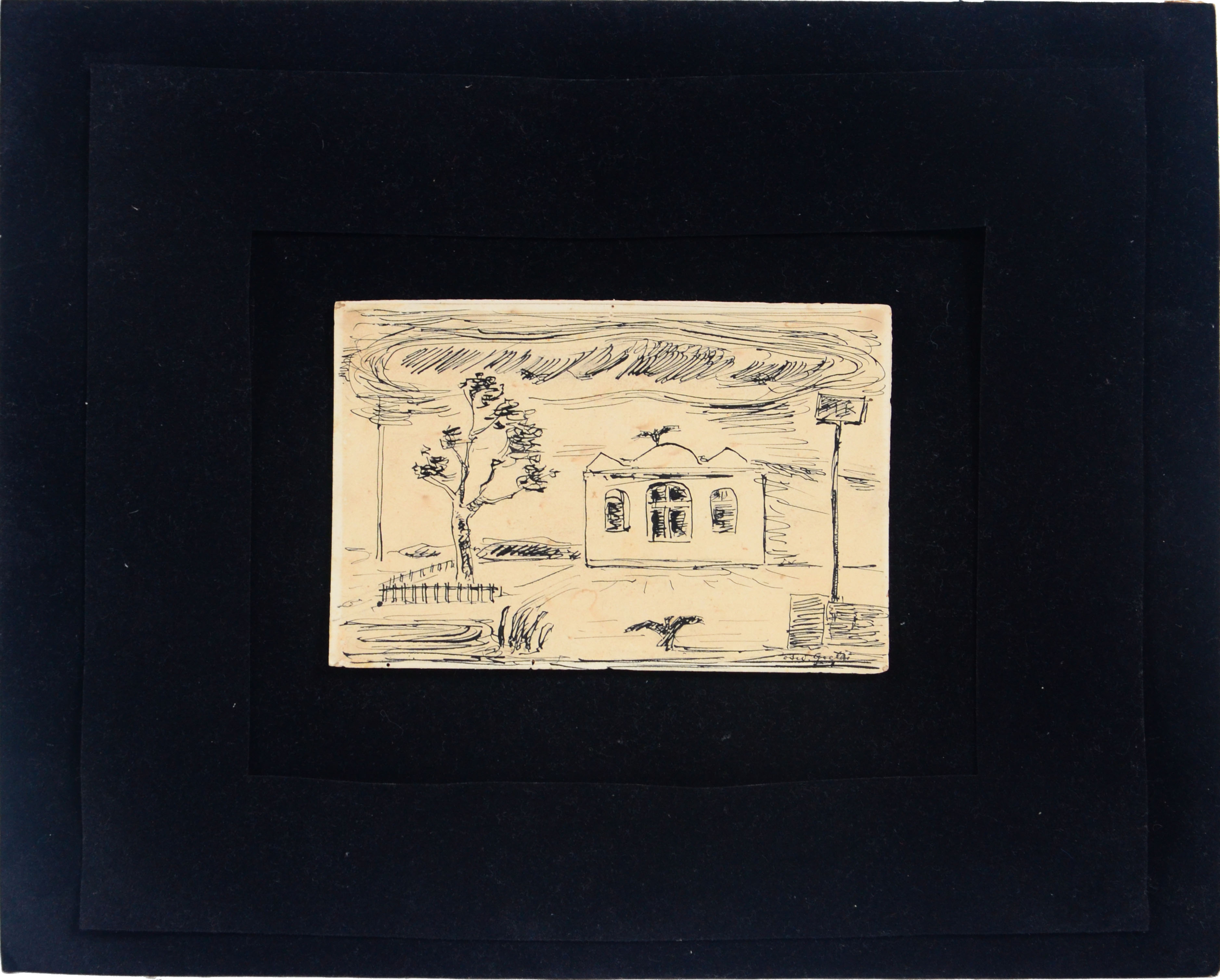 Oswaldo Goeldi (1895-1961), Paisagem com casa - foto 1 de 2