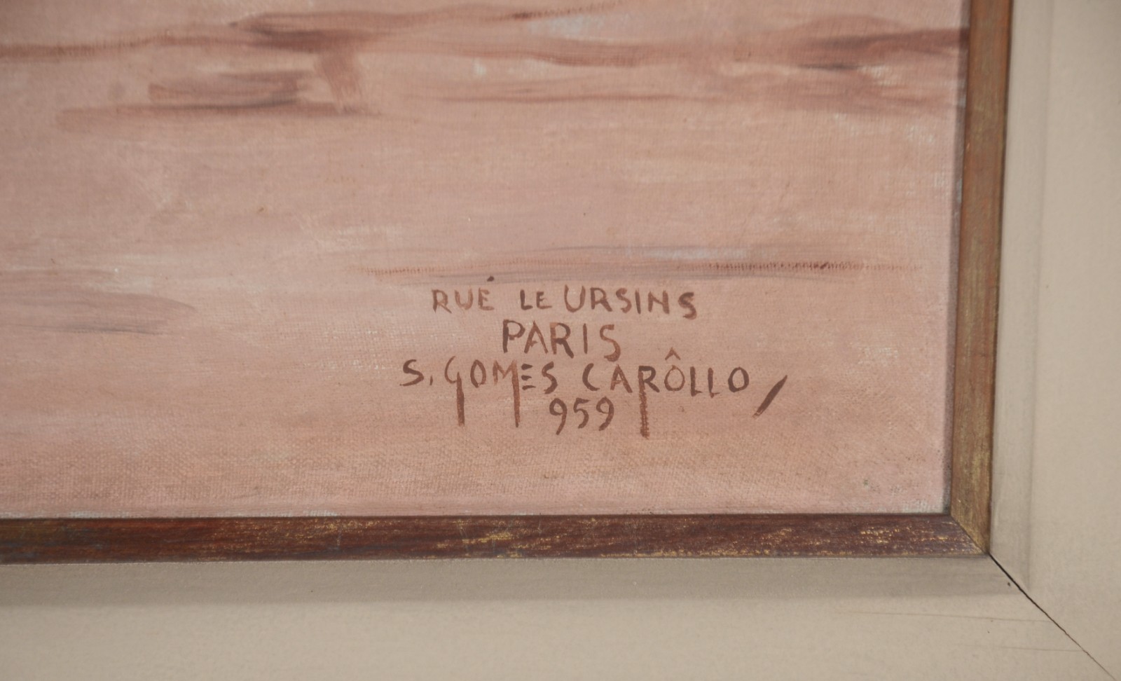 Sobragil Carôllo (1896-1974), Rué Le Ursins - Paris - foto 3 de 4